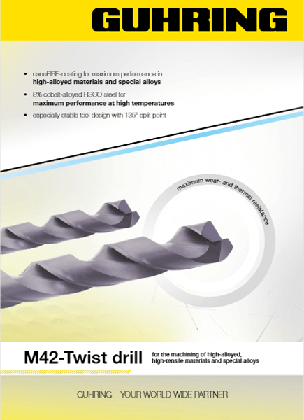 Catálogo M42 Twist Drill