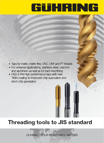 Catálogo Threading Tools To JIS Standard